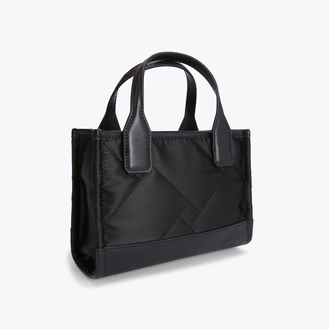 Carvela By Kurt Geiger XS RECYCLED SQ SHOPPER Black Micro Bag By KURT GEIGER LONDON