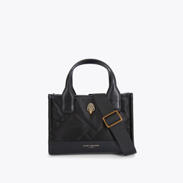 carvela by kurt geiger XS RECYCLED SQ SHOPPER Black Micro Bag by KURT GEIGER LONDON