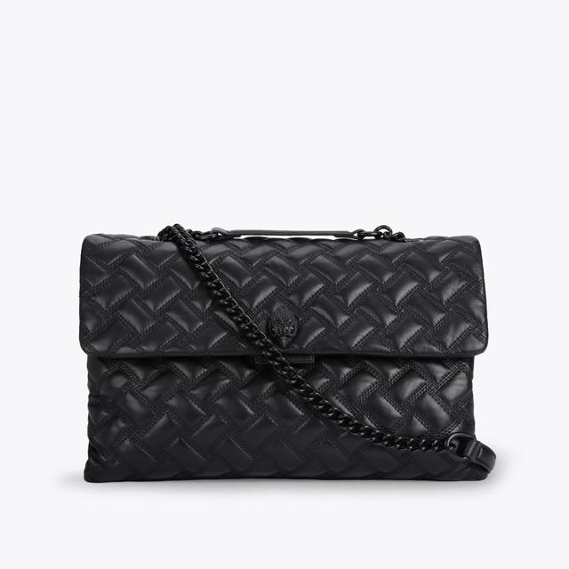 carvela by kurt geiger XXL KENSINGTON DRENCH Black Quilted Leather Oversized Shoulder Bag by KURT GEIGER LONDON carvela by kurt geiger XXL KENSINGTON DRENCH Black Quilted Leather Oversized Shoulder Bag by KURT GEIGER LONDON