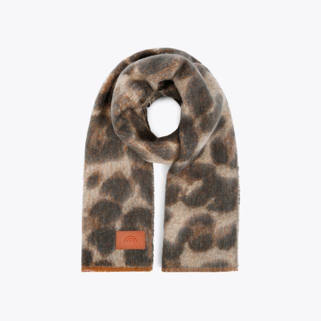 carvela by kurt geiger YARNDYE SCARF Animal Print Fluffy Scarf by KURT GEIGER LONDON