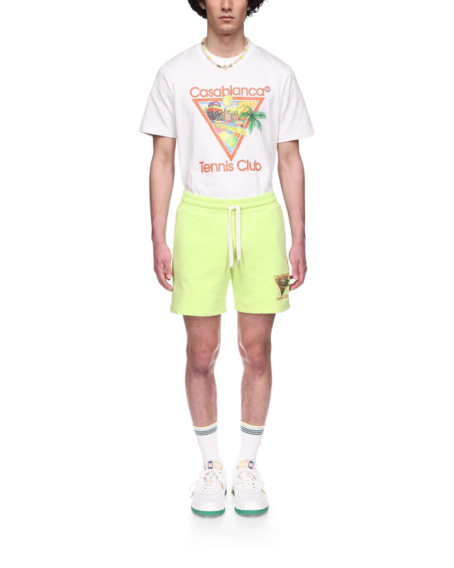 Casablanca Afro Cubism Tennis Club Sweatshorts | Casablanca Paris