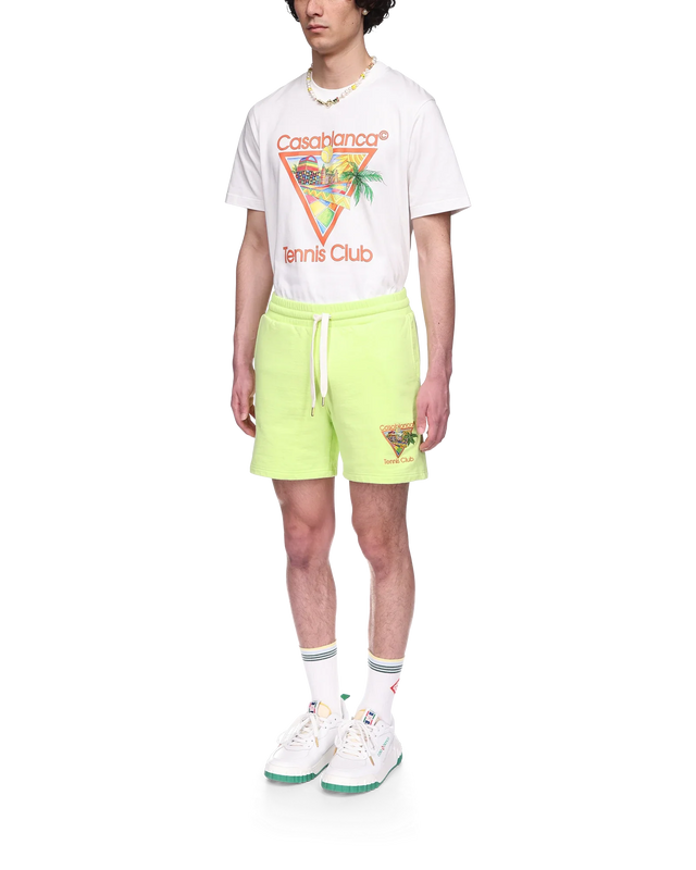 Casablanca Afro Cubism Tennis Club Sweatshorts | Casablanca Paris