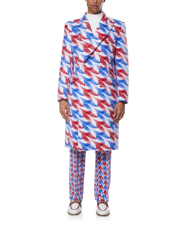 Casablanca Aviation Houndstooth Brushed Jacquard Jacket | Casablanca Paris