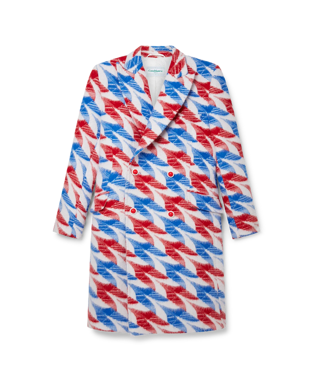 casablanca Aviation Houndstooth Brushed Jacquard Jacket | Casablanca Paris