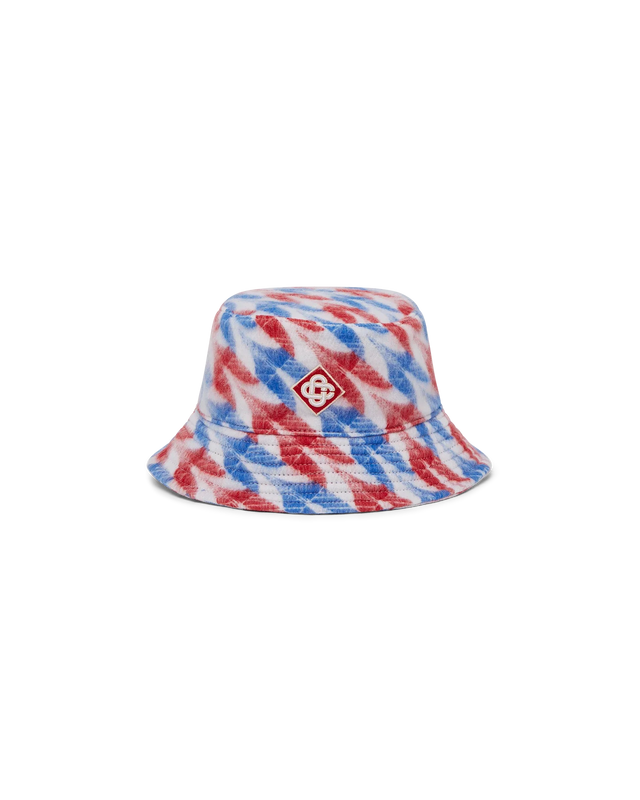 casablanca Aviation Houndstooth Bucket Hat | Casablanca Paris