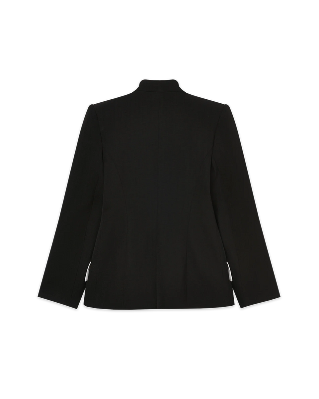 Casablanca Black Curved Tailored Jacket | Casablanca Paris