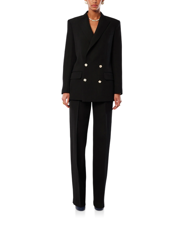 Casablanca Black Double Breasted Blazer | Casablanca Paris
