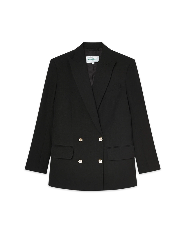 casablanca Black Double Breasted Blazer | Casablanca Paris