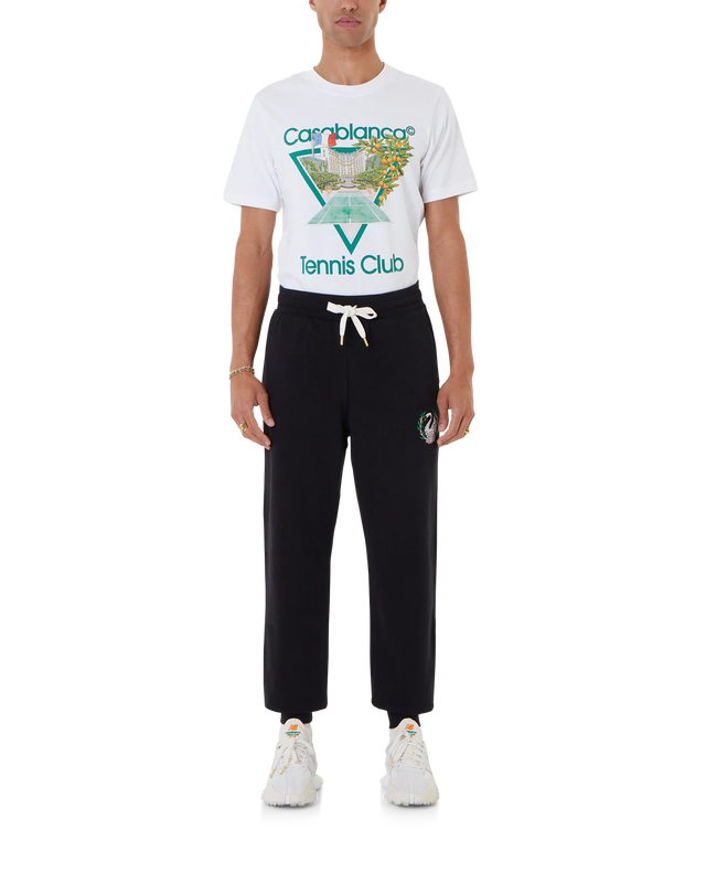 Casablanca Black Emblem De Cygne Sweatpant | Casablanca Paris