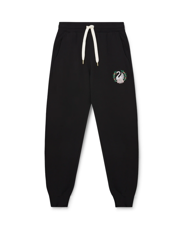 casablanca Black Emblem De Cygne Sweatpant | Casablanca Paris
