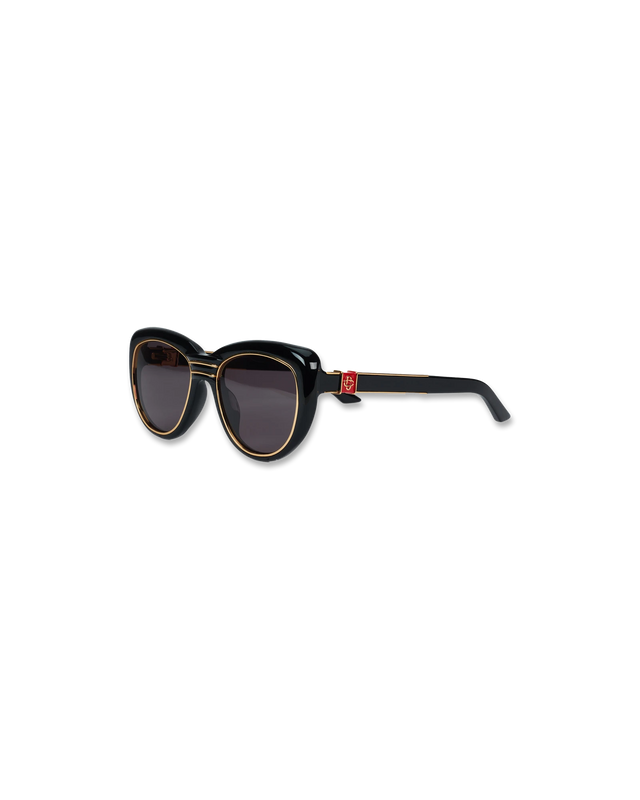 casablanca Black & Gold The Wing Sunglasses Sunglasses | Casablanca Paris