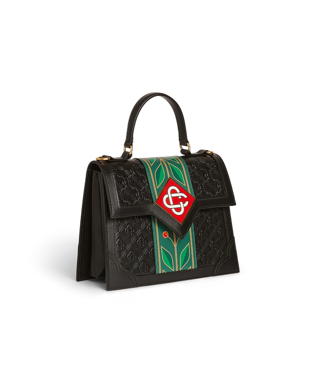Casablanca Black Laurel Jeanne Bag | Casablanca Paris