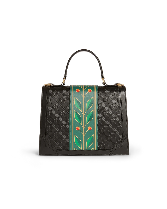 Casablanca Black Laurel Jeanne Bag | Casablanca Paris