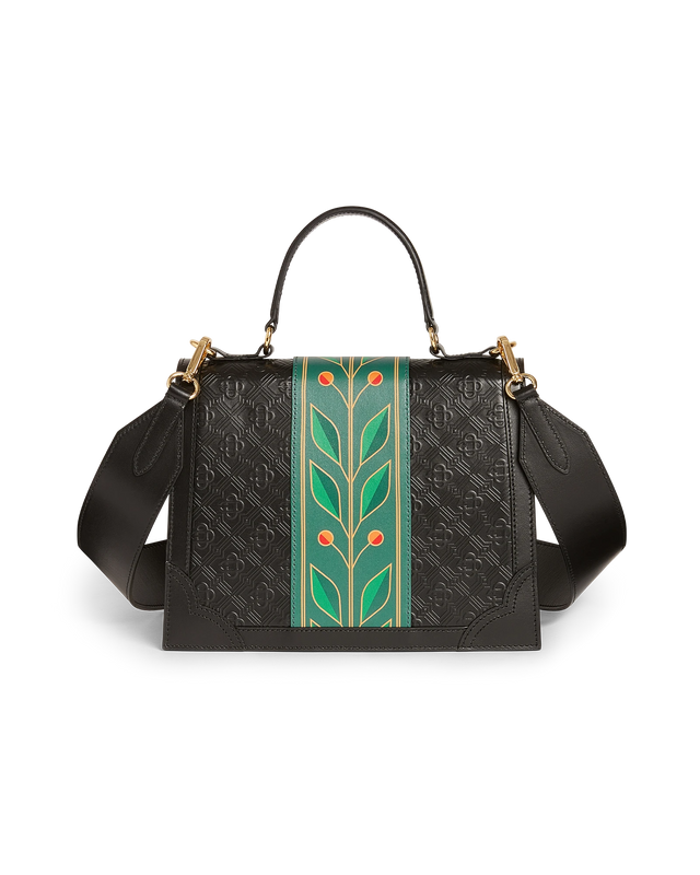 Casablanca Black Laurel Jeanne Bag | Casablanca Paris