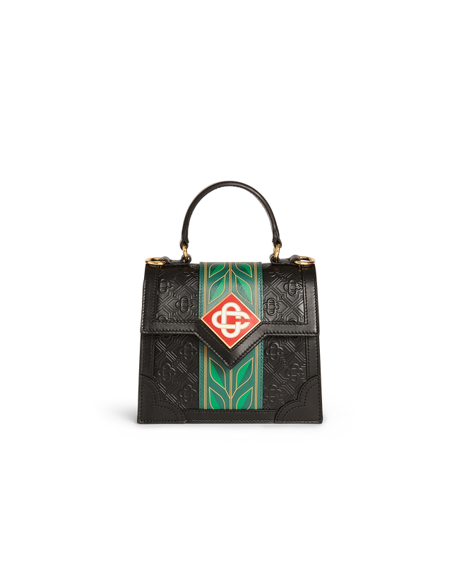 casablanca Black Laurel Mini Jeanne Bag | Casablanca Paris