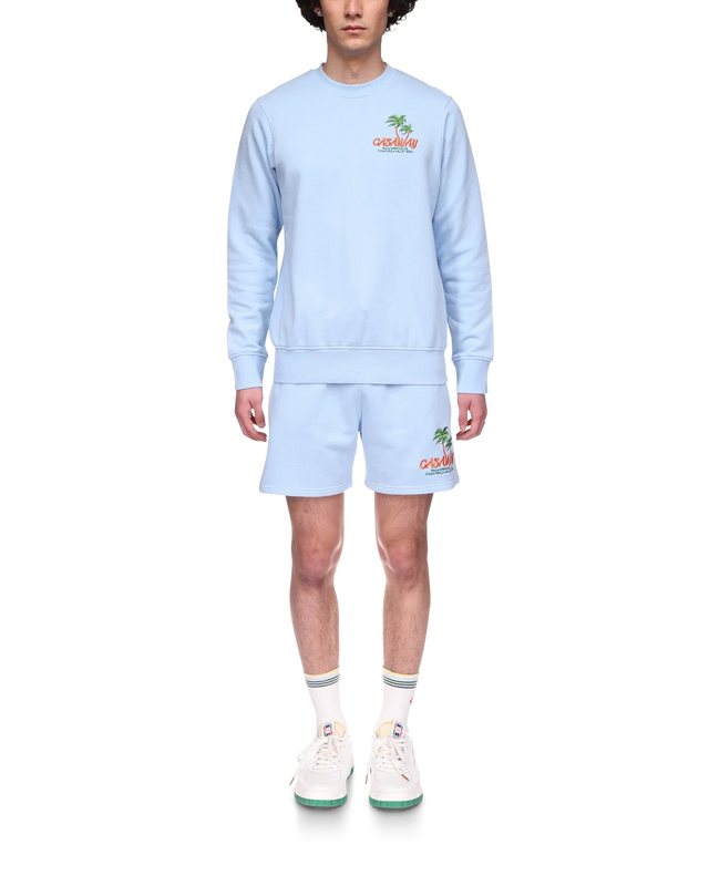 Casablanca Blue Coachella Valley Sweatshort | Casablanca Paris