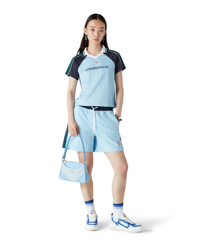 Casablanca Blue Jeanne Pochette Shoulder Bag– Casablanca