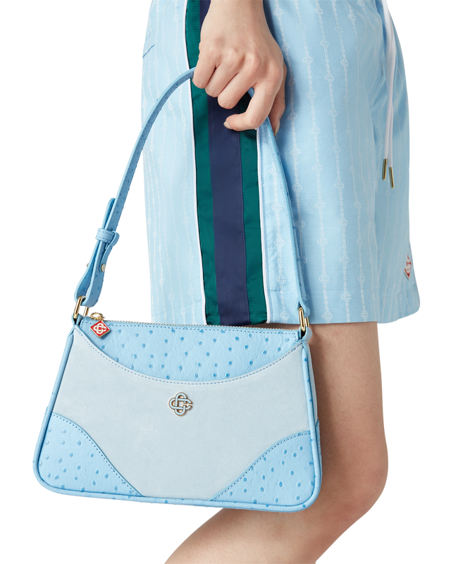 Casablanca Blue Jeanne Pochette Shoulder Bag– Casablanca