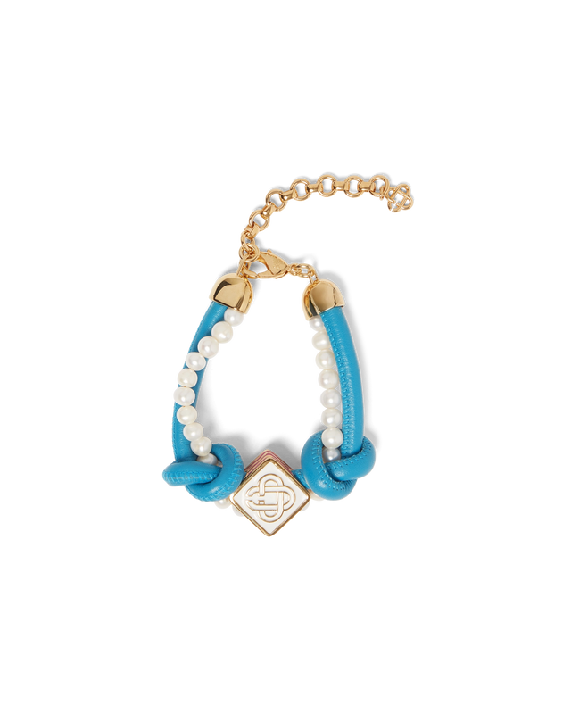 casablanca Blue Knotted Pearl Bracelet | Casablanca Paris