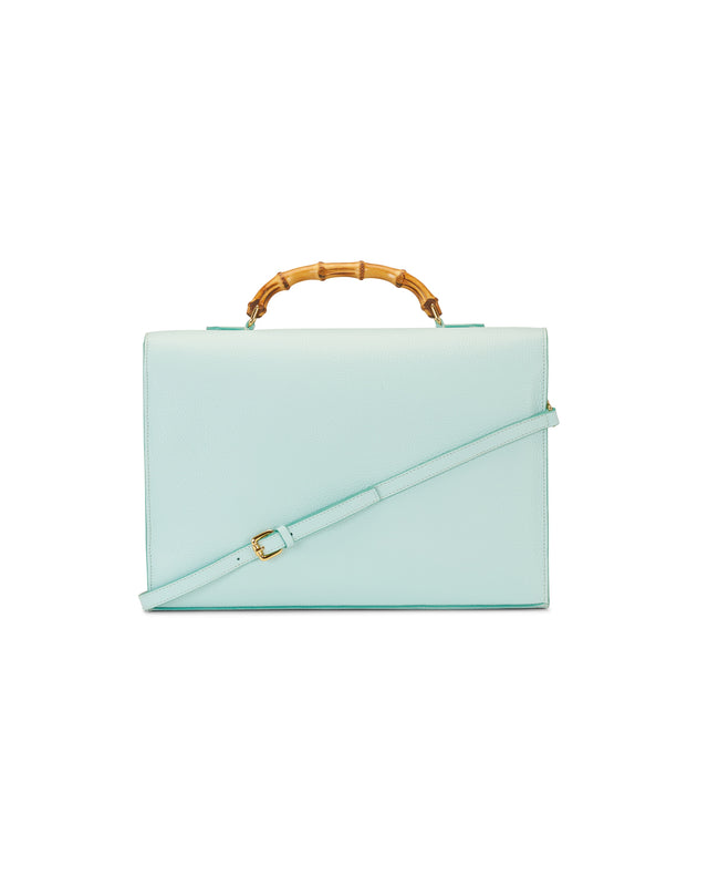 Casablanca Blue Leather Computer Case | Casablanca Paris