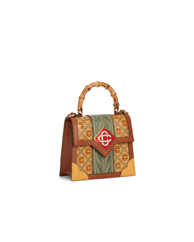 Casablanca Brown Mini Laurel Jeanne Bag | Casablanca Paris