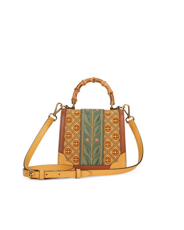 Casablanca Brown Mini Laurel Jeanne Bag | Casablanca Paris