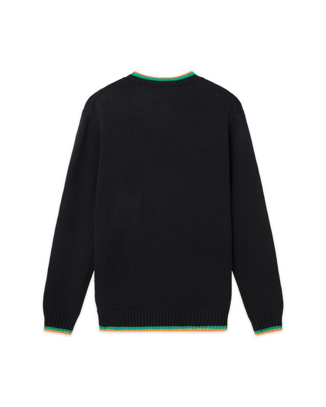 Casablanca Cactus Et Orange Intarsia Sweater | Casablanca Paris