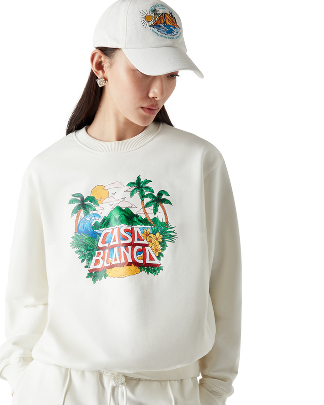 Casablanca Casa Beach Wave Sweatshirt | Casablanca Paris
