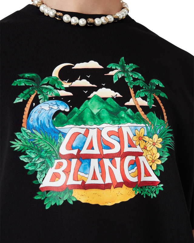 Casablanca Casa Beach Wave T-Shirt | Casablanca Paris