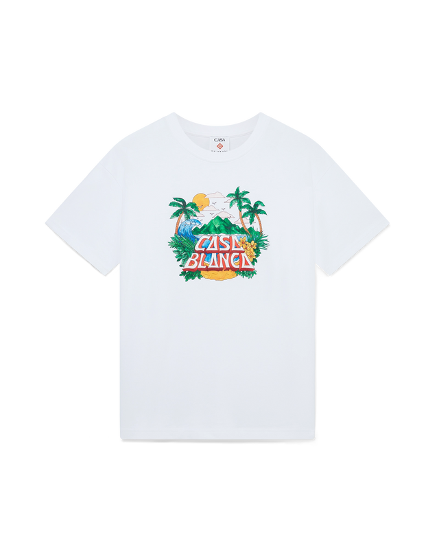 casablanca Casa Beach Wave T-Shirt | Casablanca Paris