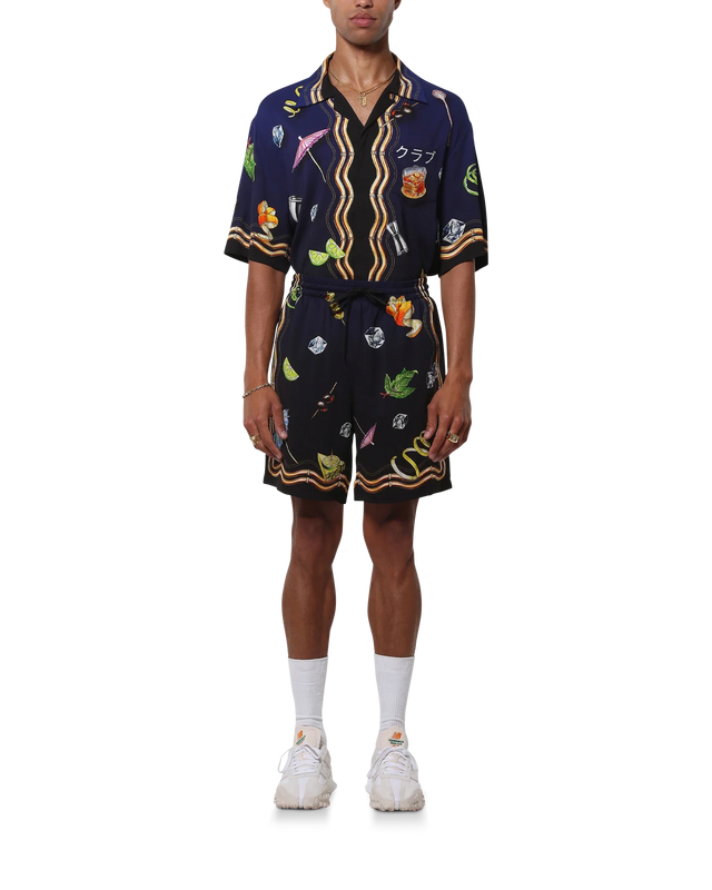 Casablanca Casa Club Nuit Viscose Shorts– Casablanca