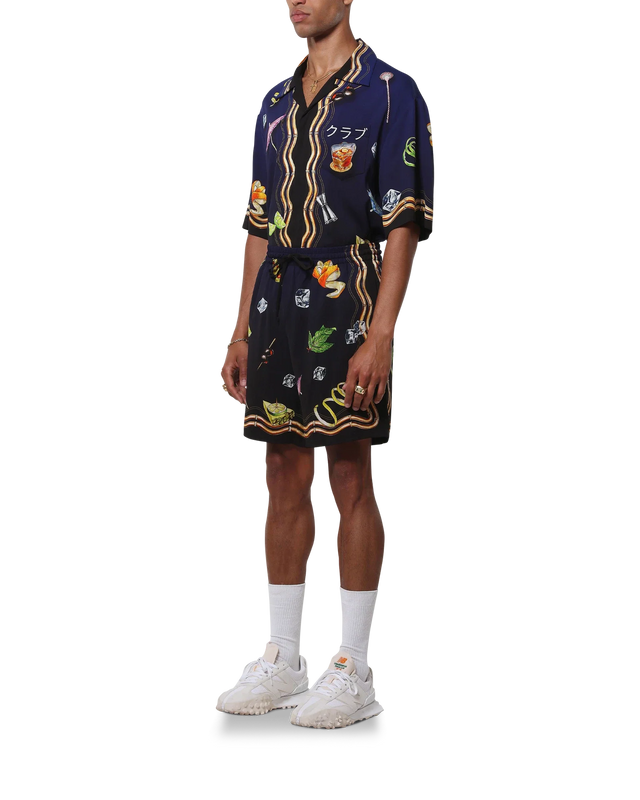Casablanca Casa Club Nuit Viscose Shorts– Casablanca