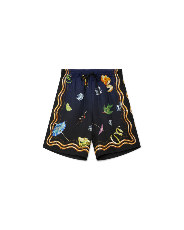 casablanca Casa Club Nuit Viscose Shorts– Casablanca