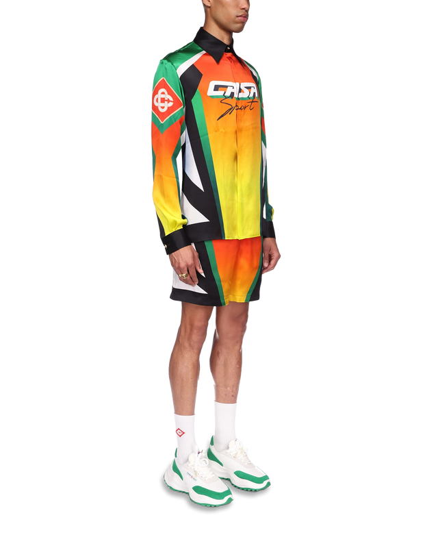 Casablanca Casa Moto Sport Silk Shirt | Casablanca Paris