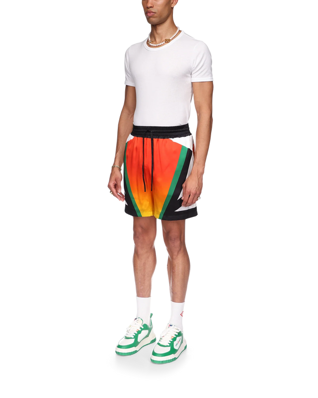 Casablanca Casa Moto Sport Silk Shorts | Casablanca Paris