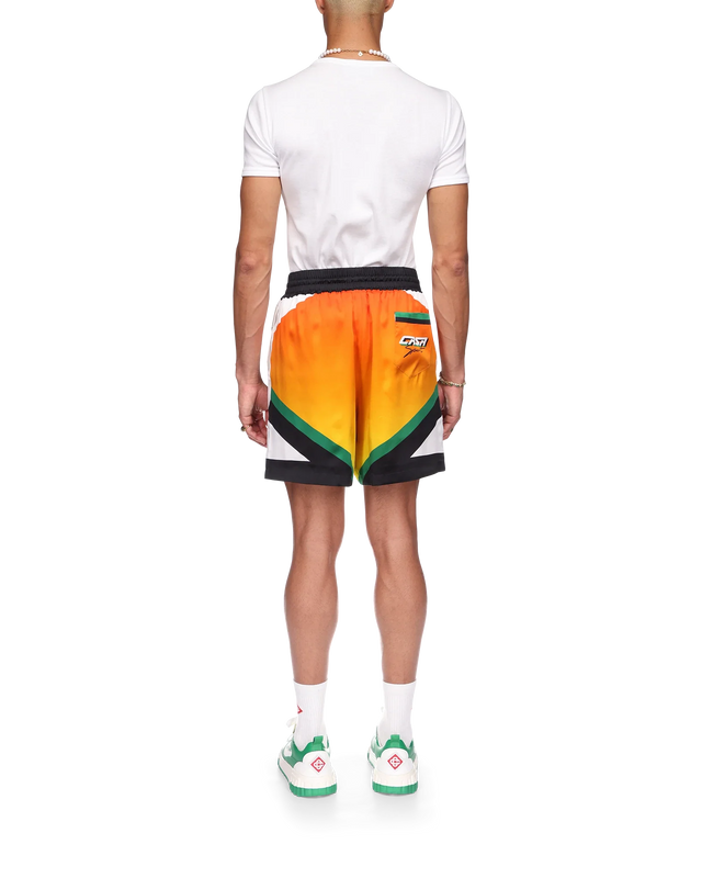 Casablanca Casa Moto Sport Silk Shorts | Casablanca Paris