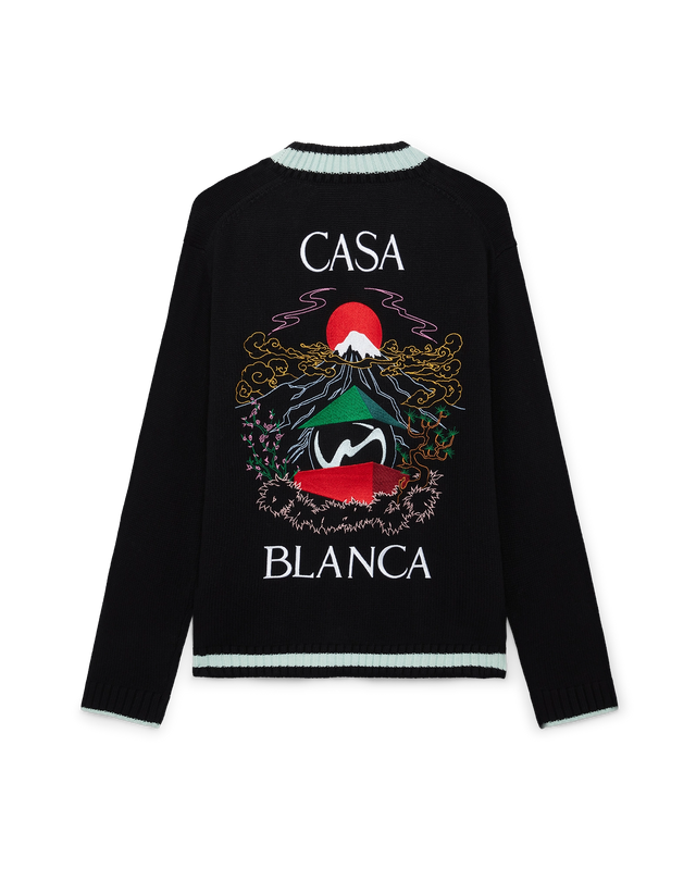 Casablanca Casa Mountain Temple Cardigan | Casablanca Paris