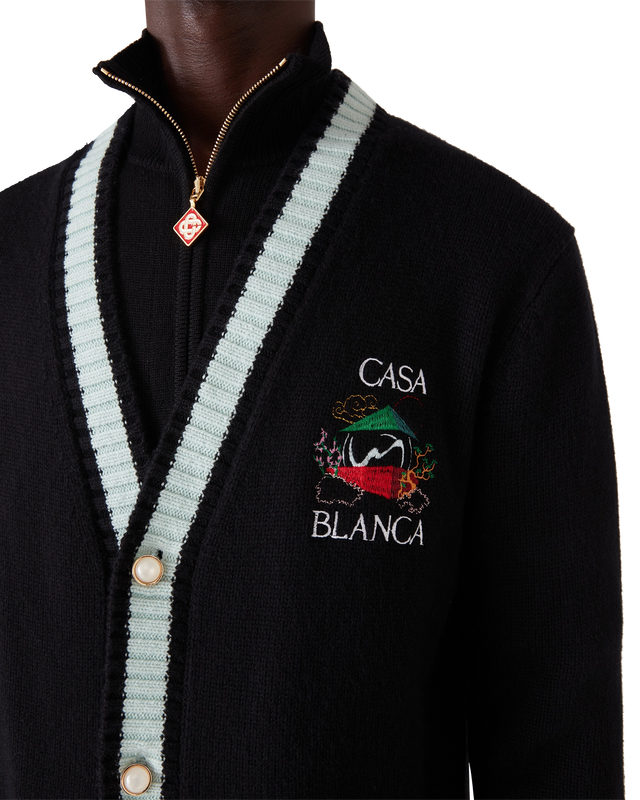 Casablanca Casa Mountain Temple Cardigan | Casablanca Paris