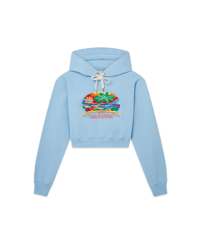 casablanca Casa Phantastica Cropped Hooded Sweatshirt | Casablanca Paris