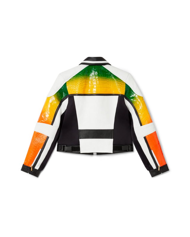 Casablanca Casa Sport Leather Jacket | Casablanca Paris