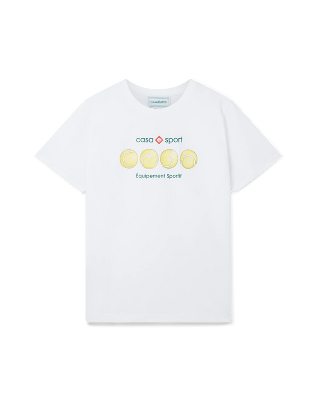 casablanca Casa Sport Tennis Balls T-Shirt | Casablanca Paris