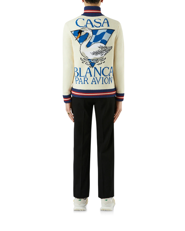 Casablanca Casa Swan Zip Up Jacket | Casablanca Paris