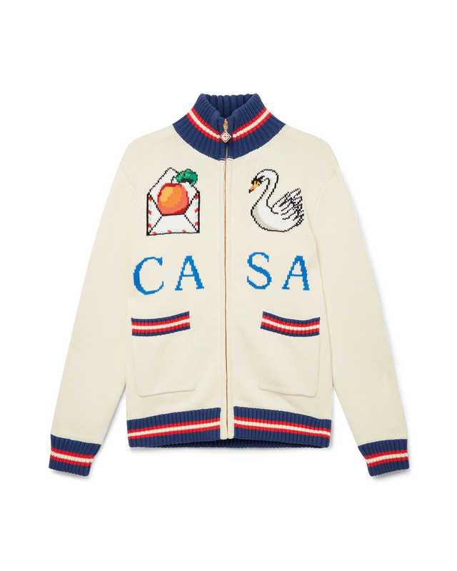 casablanca Casa Swan Zip Up Jacket | Casablanca Paris