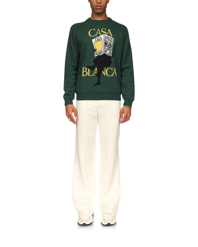 Casablanca Casa Times Intarsia Jumper | Casablanca Paris