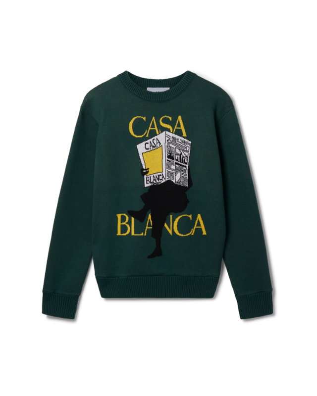 casablanca Casa Times Intarsia Jumper | Casablanca Paris