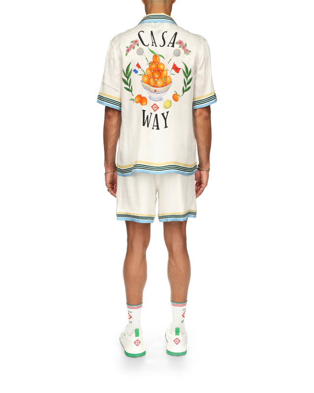 Casablanca Casa Way Short Sleeve Silk Shirt | Casablanca Paris