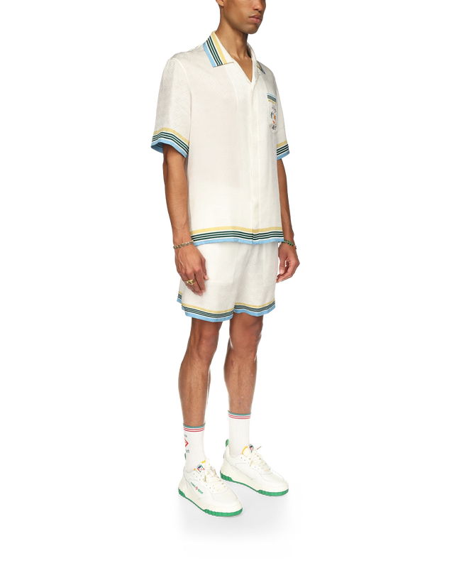 Casablanca Casa Way Short Sleeve Silk Shirt | Casablanca Paris