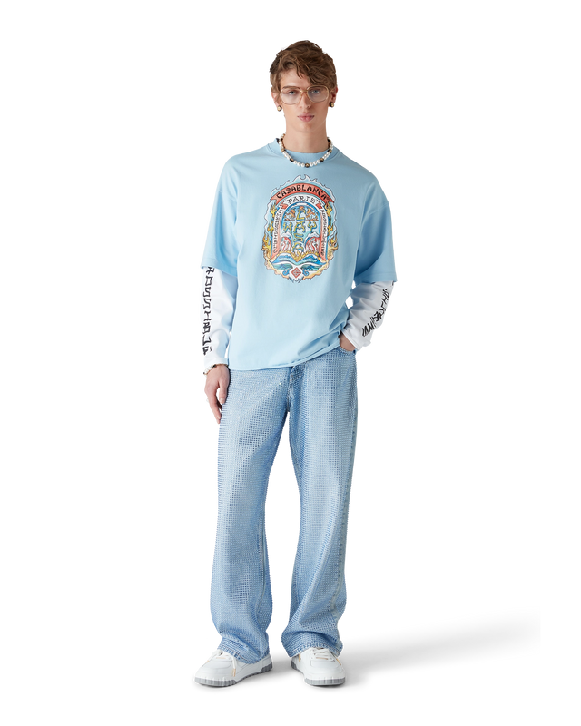 Casablanca Casa Way Skate Double Layer T-Shirt | Casablanca Paris