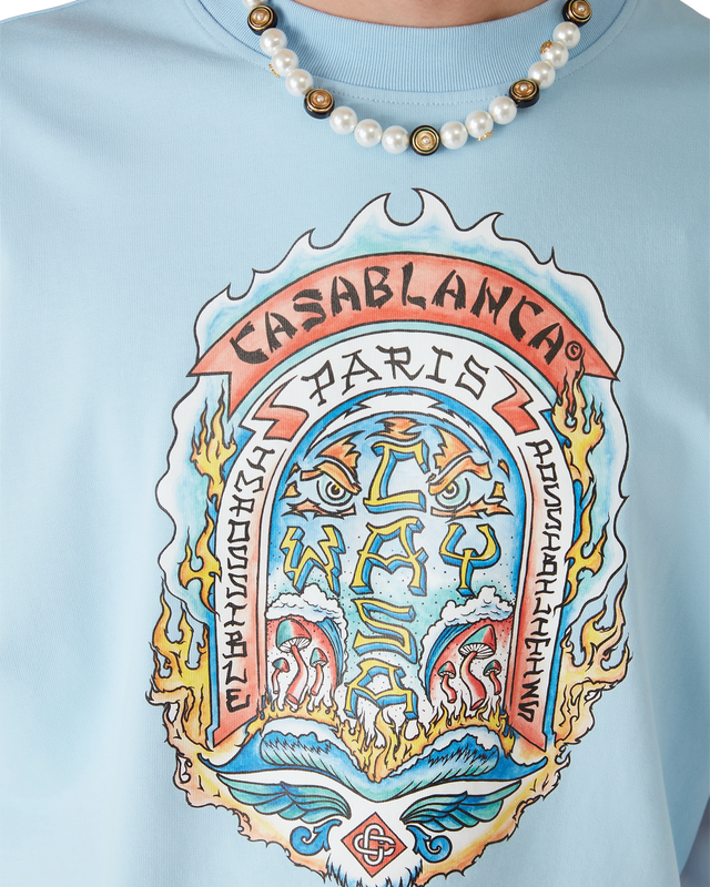 Casablanca Casa Way Skate Double Layer T-Shirt | Casablanca Paris