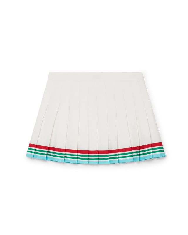 casablanca Casa Way World Series Pleated Silk Skirt– Casablanca